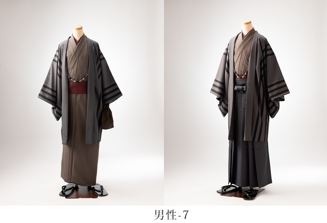 男性着物レンタル